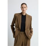 Adl Kruvaze Gabardin Ceket Olive 11944785001 - XL - Dropsuz