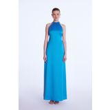 adL Night Zoom Halter Yaka Uzun Elbise