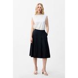 adL Pamuklu Cepli Etek Siyah 12746713000 - XL