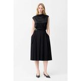 adL Pileli Midi Etek Siyah 12742610009 - XS