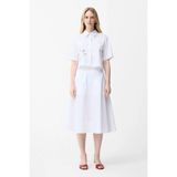 adL Poplin Midi Etek Kemik 12746698000 - XL