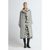Adl Uzun Kaban Gri 13646049000 - XL