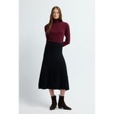 Adl Uzun Triko Etek Siyah 12745312000 - XS