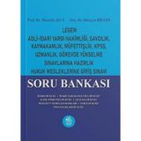 Adli - Idari Yargı Hakimliği, Savcılık, Kaymakamlık, Müfettişlik, Kpss, Uzmanlık, Görevde Yükselme Sınavlarına Hazırlık Hukuk Mesleklerine Giriş Sınavı