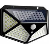 Adm Store 2 Adet Güneş Enerjili Bahçe Aydınlatması Sokak Dış Ortam Solar LED Lamba Su Geçirmez Sensörlü 100 Ledli