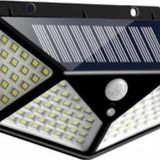 Adm Store Güneş Enerjili Bahçe Aydınlatması Sokak Dış Ortam Solar LED Lamba Su Geçirmez Sensörlü 100 Ledli