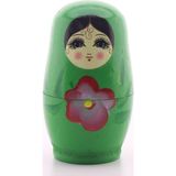 Adm Store Matruşka Bebek Yeşil Ahşap Iç Içe Tombullar Set 4lü