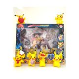 admay Pokemon Pikachu Figür Seti 6’lı – Sevimli Koleksiyon & Dekor Oyuncak (8–8,5 cm)