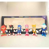 Admay Sonic The Hedgehog 6’li Figür Seti – Sonic, Tails, Knuckles, Shadow 6-7 cm - 001-Renkli