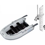 Admiral 250CM Katlanır Ahşap Tabanlı Bot + Remigo One Neo 1.5kw Elektrikli Deniz Motoru - Gri
