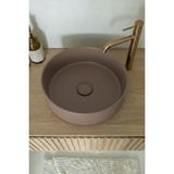 Adn Dizayn Infınıty Tezgah Üstü Lavabo 36 cm - Kahverengi