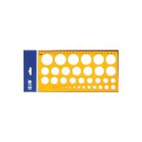 ADN KIRTASİYE Rio 801 Daire Şablonu Cetvel, 1-36 mm, 25 cm TYB248721877D211011114957