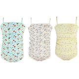 Adn Underwear 3 Adet Kız Çocuk Desenli Slip Takım - 6 - 7 Yaş - Renkli