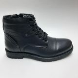 Adnan Bozkaya C-15680324 Siyah Hakiki Deri Kışlık Erkek Bot