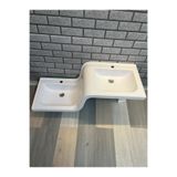 ADNAN MOBİLYA Abdest Lavabosu Taşı Sol Çukur Z Lavabo taşı 115 cm