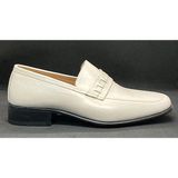 Adnan Shoes Erkek Krem Bej Bağsız Deri Dikişli Kösele El Yapımı Ayakkabı - Altın - Bej