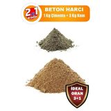 Adoçim 3 kg Kum ve 1 kg Çimento Katı Yapı Malzemesi 4 kg Tadilat ve Tamir İçin İdeal