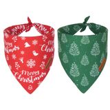 Adoggygo Köpek Bandana Noel Köpek Eşarp Önlük Mendil, Premium Dayanıklı Kumaş, Birden Fazla Boyut Sunulur, Orta Büyük Köpekler Kediler Evcil Hayvanlar için Köpek Noel Bandanaları Kostümleri (Large)