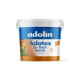 Adolin Adotex Su Bazlı Kokusuz Vernik Ahşap ve Hobi Verniği Parlak Şeffaf 0,75 Lt