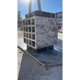 Adomar Marble Calacatta Viola, Rosso Levanto Mermer Yan Sehpa, Lüks Mermer Komodin - Çok Renkli