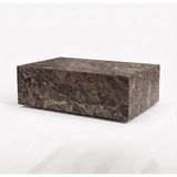 Adomar Marble Narcisse Kahverengi Gerçek Mermer Orta Sehpa