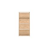 Adore Flat Duo 4 Katlı Geniş Ayakkabılık - Florida Meşe 73x157x26 Cm
