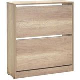 Adore Flat Duo Iki Katlı Geniş Ayakkabılık Dolabı - Tori - Kahverengi