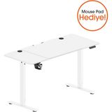 Adore Gaming Maestro- x Yükseklik Ayarlı Oyuncu Masası - Beyaz 140 x 72-117 x 60 cm