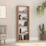 Adore Max 5 Raflı Kitaplık Florida Meşe