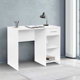 Adore Mobilya Adore Trendline Modern Tasarımlı Beyaz Çekmeceli Çalışma Masası Suntalam Malzemeden Üretildi - Y: 75 cm D: 52 cm G: 90 cm