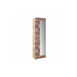 Adore Mobilya Antre 11 Raflı 2 Kapaklı Aynalı Ayakkabılık Açık Ceviz(tori) 60x212x36 Cm (gxyxd)