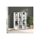 Adore Mobilya Cubic 104x140.5x30 cm Beyaz Kitaplık