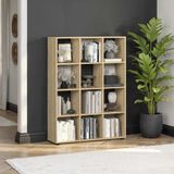 Adore Mobilya Cubic 104x140.5x30 cm Florida Meşe Kitaplık