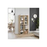 Adore Mobilya Cubic 70x140.5x30 cm Florida Meşe Kitaplık