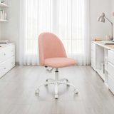 Adore Mobilya Curve Çalışma Sandalyesi - Pembe 61x58,5x81,5-91 cm