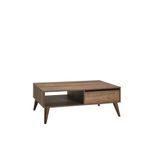 Adore Mobilya Dikdörtgen Orta Sehpa - Koyu Ceviz (oslo Ceviz) 110x42x65 Cm (gxyxd)