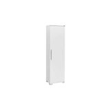 Adore Mobilya Diomand 5 Bölmeli Kapaklı Dolap, Mutfak Dolabı, Banyo Dolabı, Çok Amaçlı Dolap-Parlak Lake Beyaz 45x169x32 cm (GxYxD)