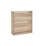 Adore Mobilya Flat Duo 73x84x26 cm 2 Katlı Geniş Açık Ceviz Ayakkabılık