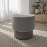 Adore Mobilya Flora Gri 40x40x40 cm Dekoratif Puf