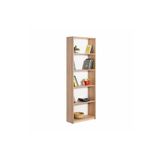 Adore Mobilya Geniş 5 Raflı Modern Depolama Raf Ünitesi, Ev, Ofis, Oturma Odası Kitaplık 64 x 182 x 26 cm (Genişlik x Yükseklik x Derinlik) (Sonoma)