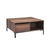 Adore Mobilya Kare Orta Sehpa - Koyu Ceviz (oslo Ceviz) 90x42x90 Cm (gxyxd)