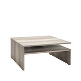 Adore Mobilya Level Kare Orta Sehpa - Açık Ceviz (tori) 90x42x90 Cm (gxyxd)