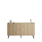 Adore Mobilya Luna 180x100x43 cm Florida Meşe 4 Kapaklı Konsol