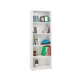 Adore Mobilya Max 5 Raflı Kitaplık - Mat Beyaz 58x170x23 cm (GxYxD)