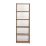 Adore Mobilya Modern 5 Raflı Kitaplık - Sonoma 64x182x26 Cm (gxyxd)