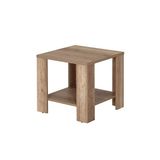 Adore Mobilya New Line Açık Ceviz 50x48x50 cm Köşe Sehpa