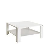 Adore Mobilya New Line Kare Orta Sehpa - Mat Lake Beyaz 90x42x90 Cm (gxyxd)