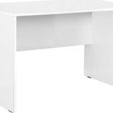 Adore Mobilya New York Ofis ve Çalışma Masası - Mat Lake Beyaz 120x75x76 cm (GxYxD)