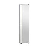 Adore Mobilya Porto 10 Raflı Tek Kapaklı Aynalı Ayakkabılık-mat Beyaz 45x187x36 Cm (gxyxd)