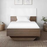 Adore Mobilya Prestij Noce Beyaz 95x195x90 cm Tek Kişilik Karyola